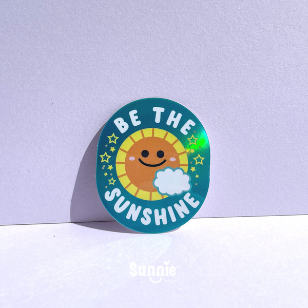Be the Sunshine Sticker - Freshie & Zero Studio Shop