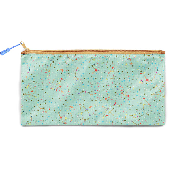 Mint Northern Sky Medium Recycled Zip Bag - Freshie & Zero Studio Shop