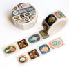 Washi Tape from Wild Pencil Studio with museum-themed patterns, showcasing colorful, decorative paper tape for craft projects.