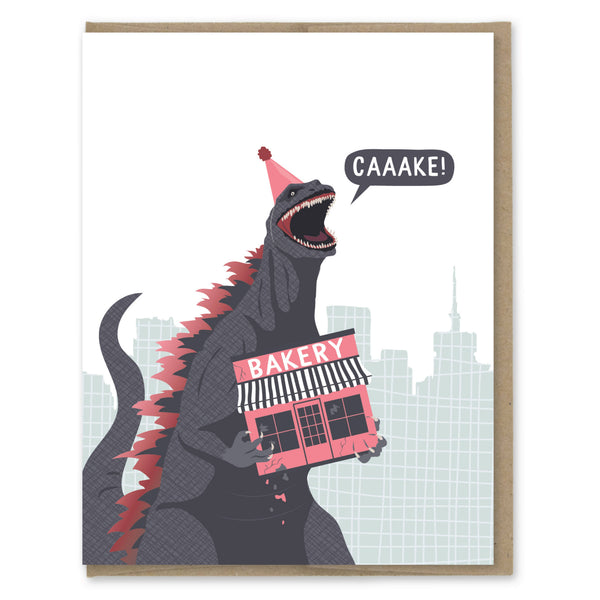 Monster Bakery Birthday Card - Freshie & Zero Studio Shop