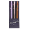 Homebody Jotter Gel Pen: Set of 3 - Freshie & Zero Studio Shop