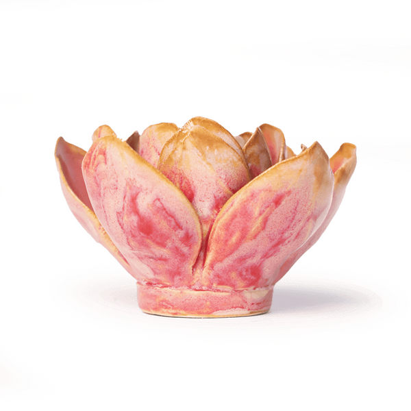 Chive December birth flower ceramic Narcissus flowers gift, detailed white ceramic flower arrangement for December birthdays