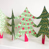 Christmas Trees Paper Concertina Garland by East End Press - Freshie & Zero Studio Shop