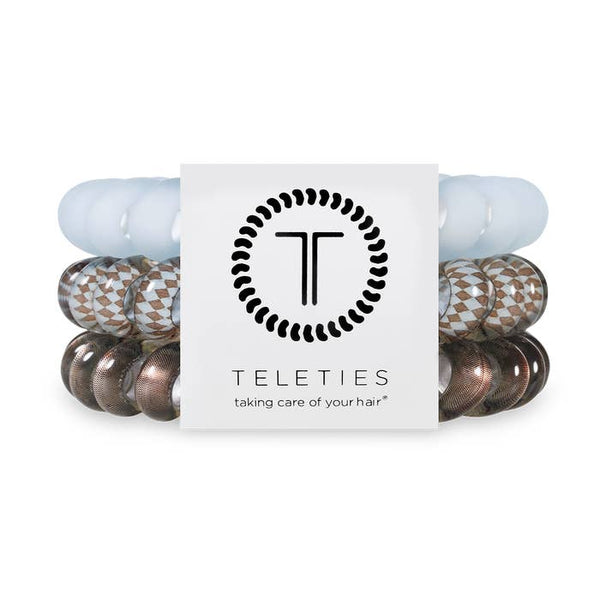 Large Coil Teleties Hair Ties - Set of 3 - Freshie & Zero Studio Shop