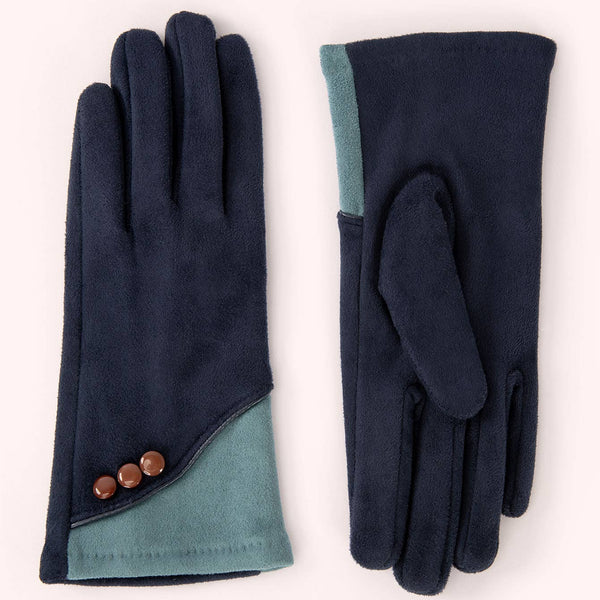 Rowan Gloves - Navy & Ice - Freshie & Zero Studio Shop