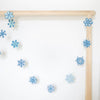 Snowflakes Screen Printed Paper Garland by East End Press - Freshie & Zero Studio Shop