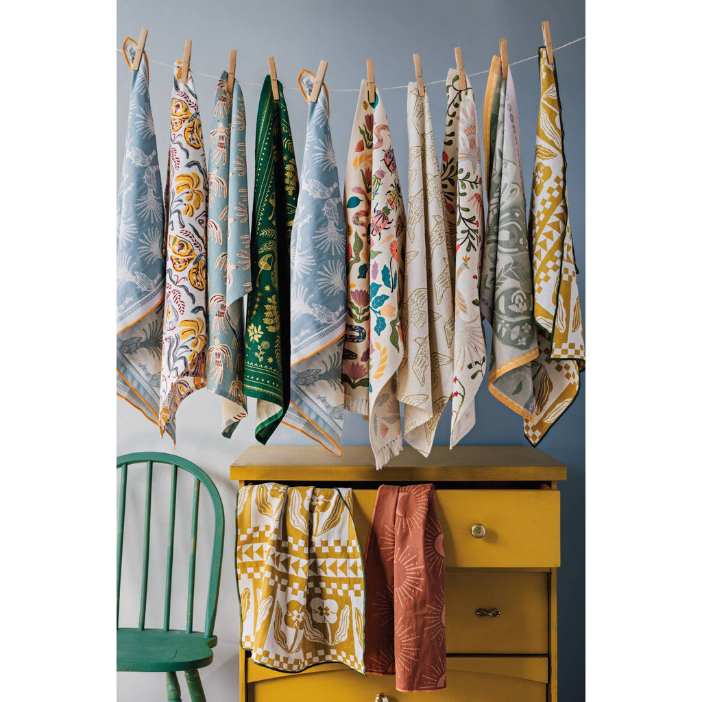 Plume Linen Cotton Dishtowels - Set of 2 - Freshie & Zero Studio Shop