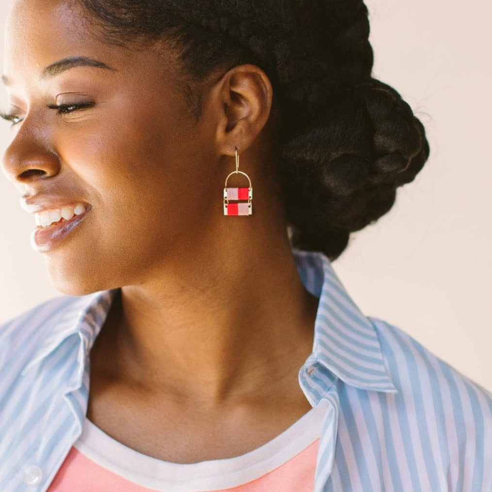 In Stitches Earrings | 2 Styles - Freshie & Zero Studio Shop