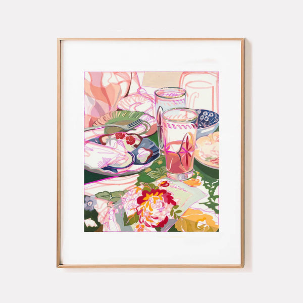 Anissa Riviere 8x10 Signed Art Print: Brunch Party - Freshie & Zero Studio Shop