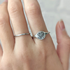 Sunflower Signet Ring Sterling Silver - Marmalade Jewelry - Freshie & Zero Studio Shop