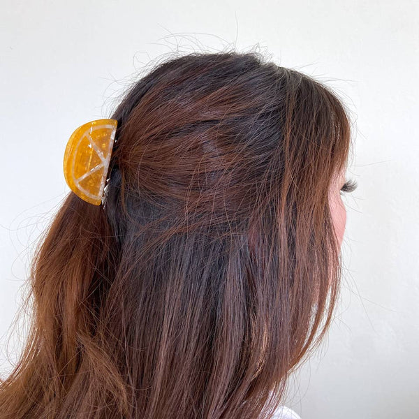 Orange Slice Hair Claw Clip | Eco-Friendly - Freshie & Zero Studio Shop