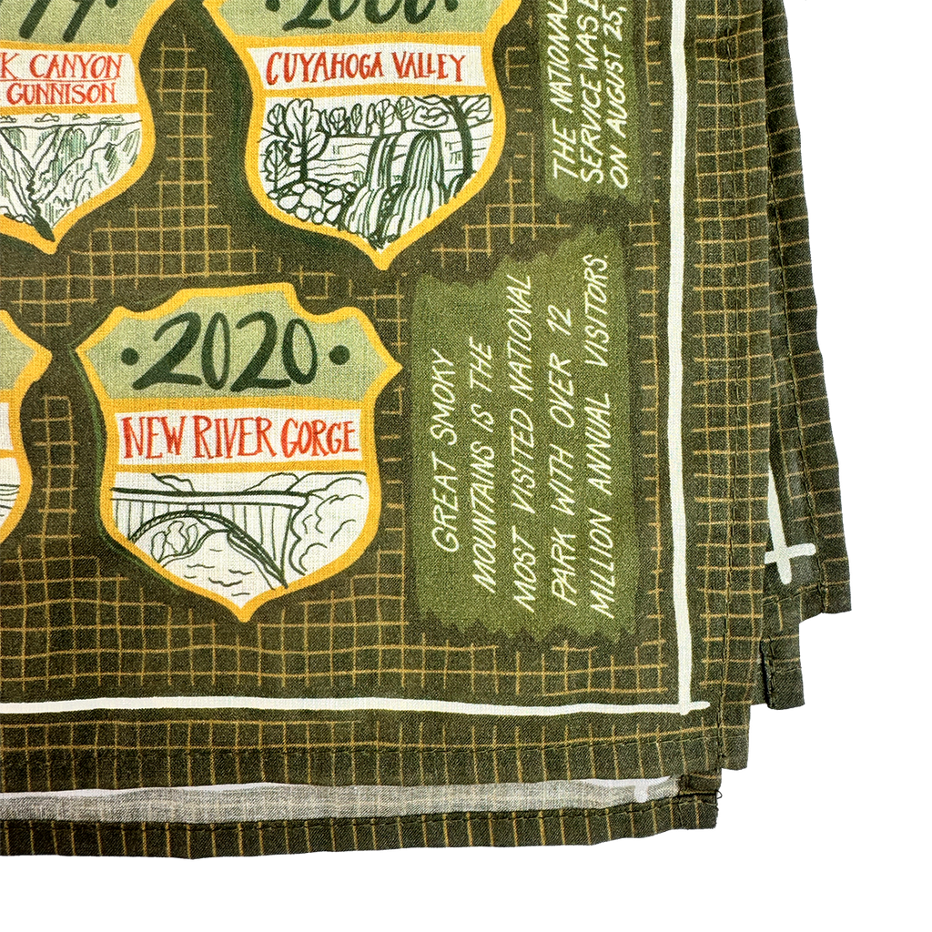Handker Bandana: National Parks - Freshie & Zero Studio Shop