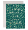 Winter Forest Christmas Greeting Card - Freshie & Zero Studio Shop