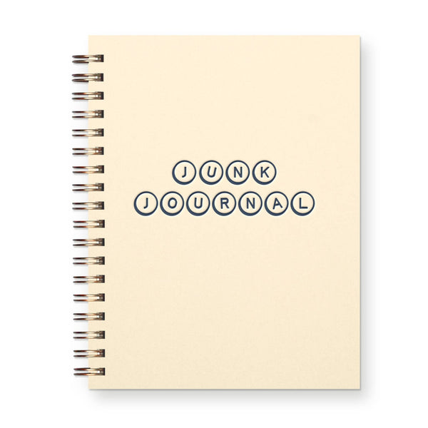 Junk Journal Beads Journal : Dot Grid Notebook - Freshie & Zero Studio Shop
