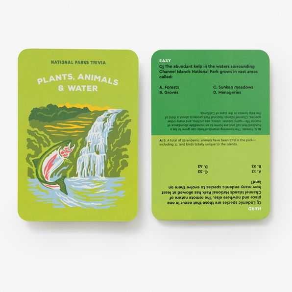 National Parks Trivia - Freshie & Zero Studio Shop