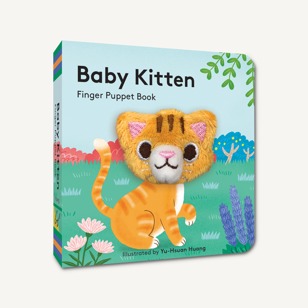 Baby Kitten Finger Puppet Board Book - Freshie & Zero Studio Shop