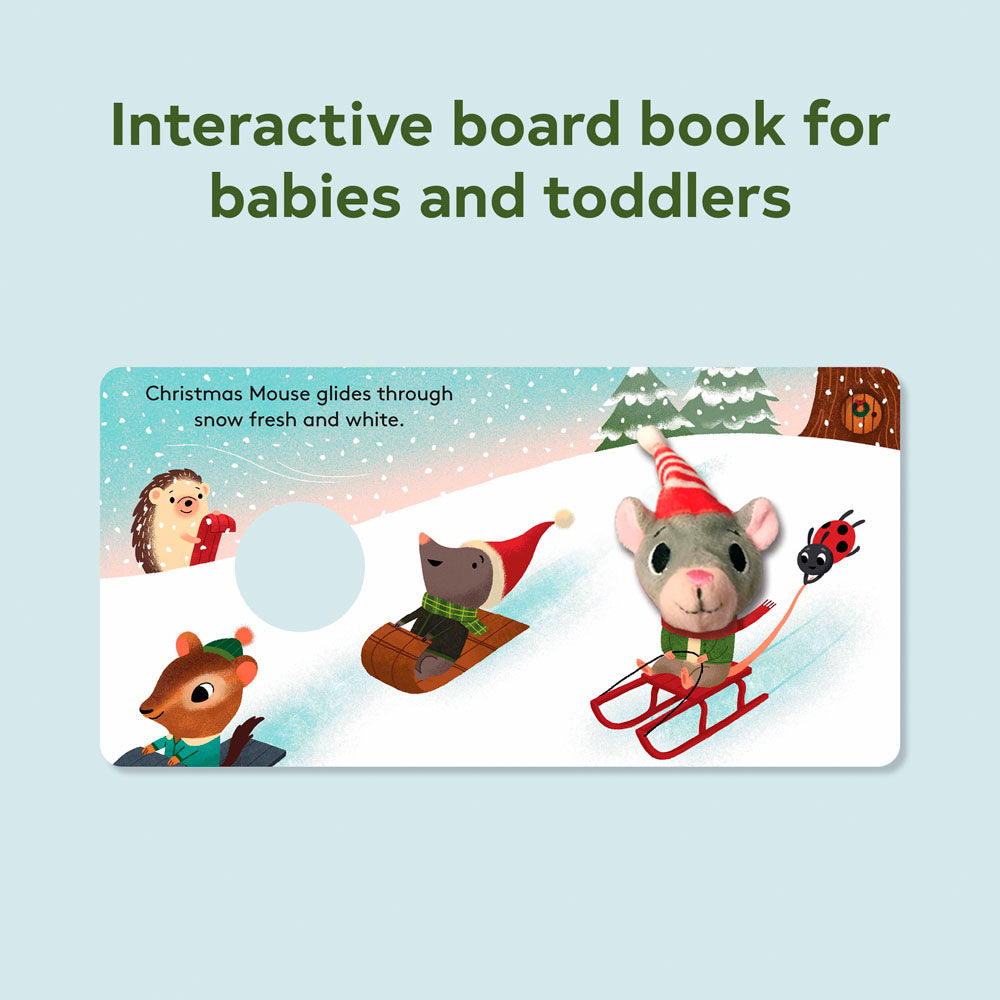 Christmas Mouse Finger Puppet Board Book - Freshie & Zero Studio Shop