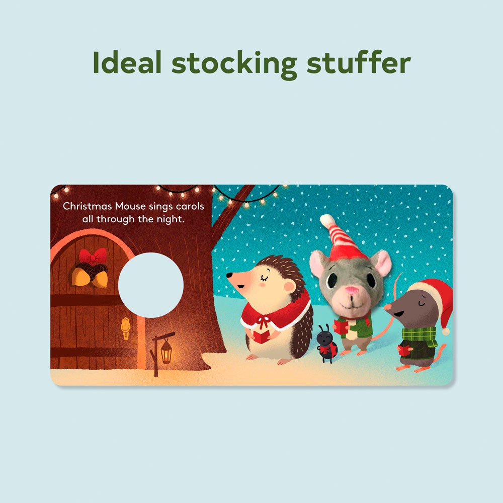 Christmas Mouse Finger Puppet Board Book - Freshie & Zero Studio Shop
