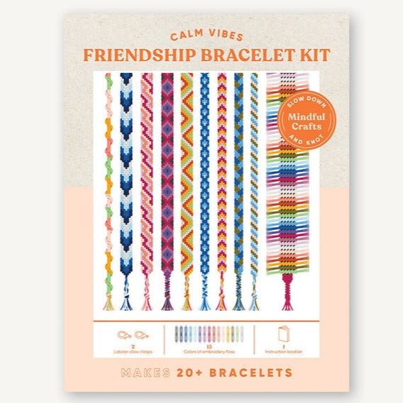 Calm Vibes Friendship Bracelet Kit - Freshie & Zero Studio Shop