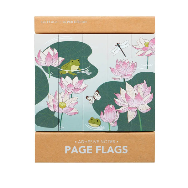 Page Flags: Lotus Frog - Freshie & Zero Studio Shop