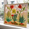 California Poppy art print by El Baker, 11x14 poster featuring vibrant watercolor-style floral artwork.