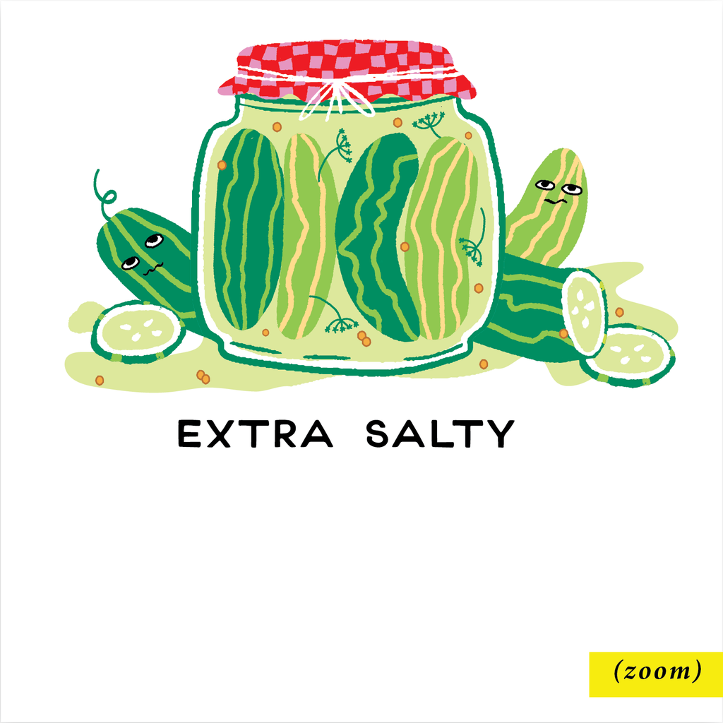 Salty Pickles Notepad - Freshie & Zero Studio Shop
