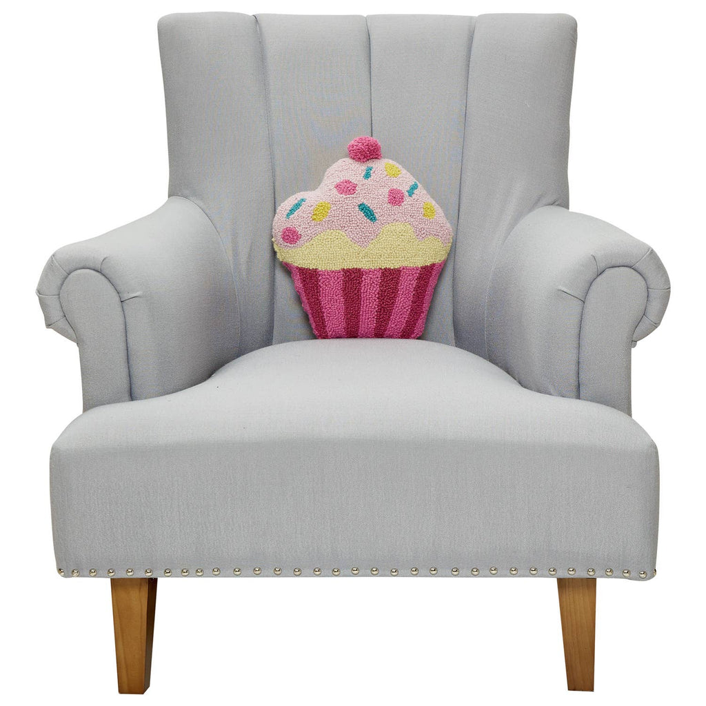 Cupcake With Pom Pom Hook Pillow - Freshie & Zero Studio Shop