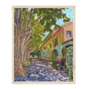 Travel art print of Provence, France by El Baker Art, 11x14 poster featuring scenic landscape and vibrant colors.