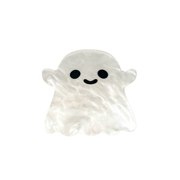 White Ghost Hair Claw,Halloween Hair Clip: Ghost - Freshie & Zero Studio Shop