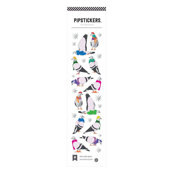 Glitter Pigeons Sticker Sheet by Pipsticks - Freshie & Zero Studio Shop