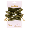 Velvet Ribbon Shoelaces - Green - Freshie & Zero Studio Shop