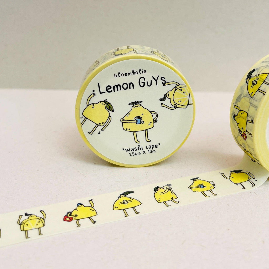 Lemon Guys Washi Tape - Freshie & Zero Studio Shop
