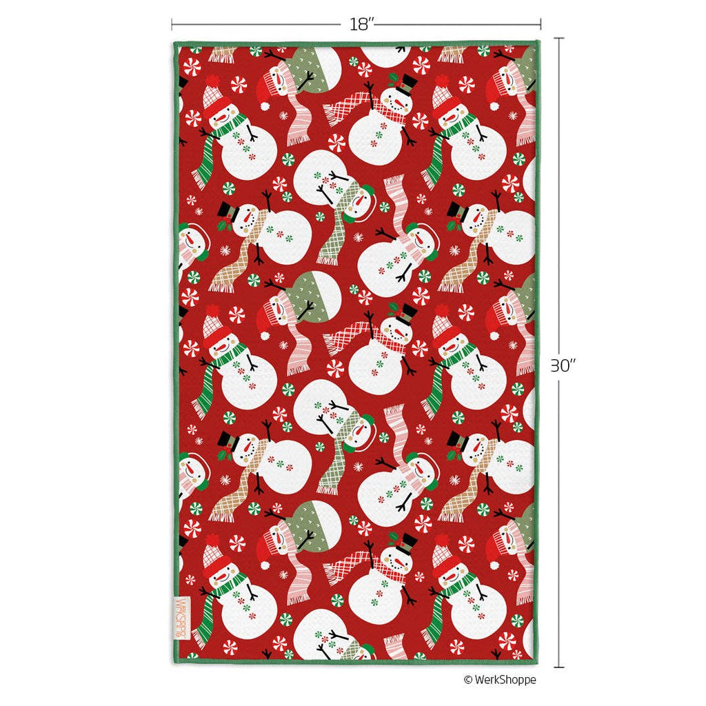 Peppermint Party Microfiber Towel - Freshie & Zero Studio Shop