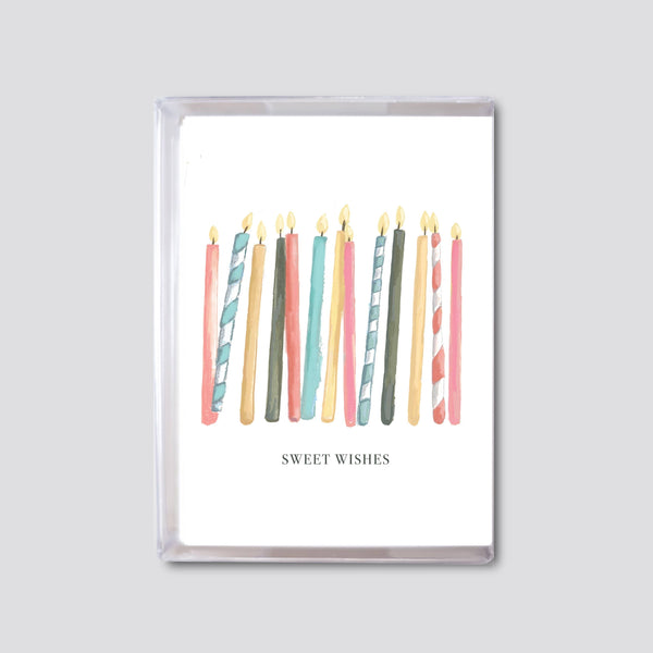 Mini Boxed Set of 8 Birthday Wishes Cards - Freshie & Zero Studio Shop
