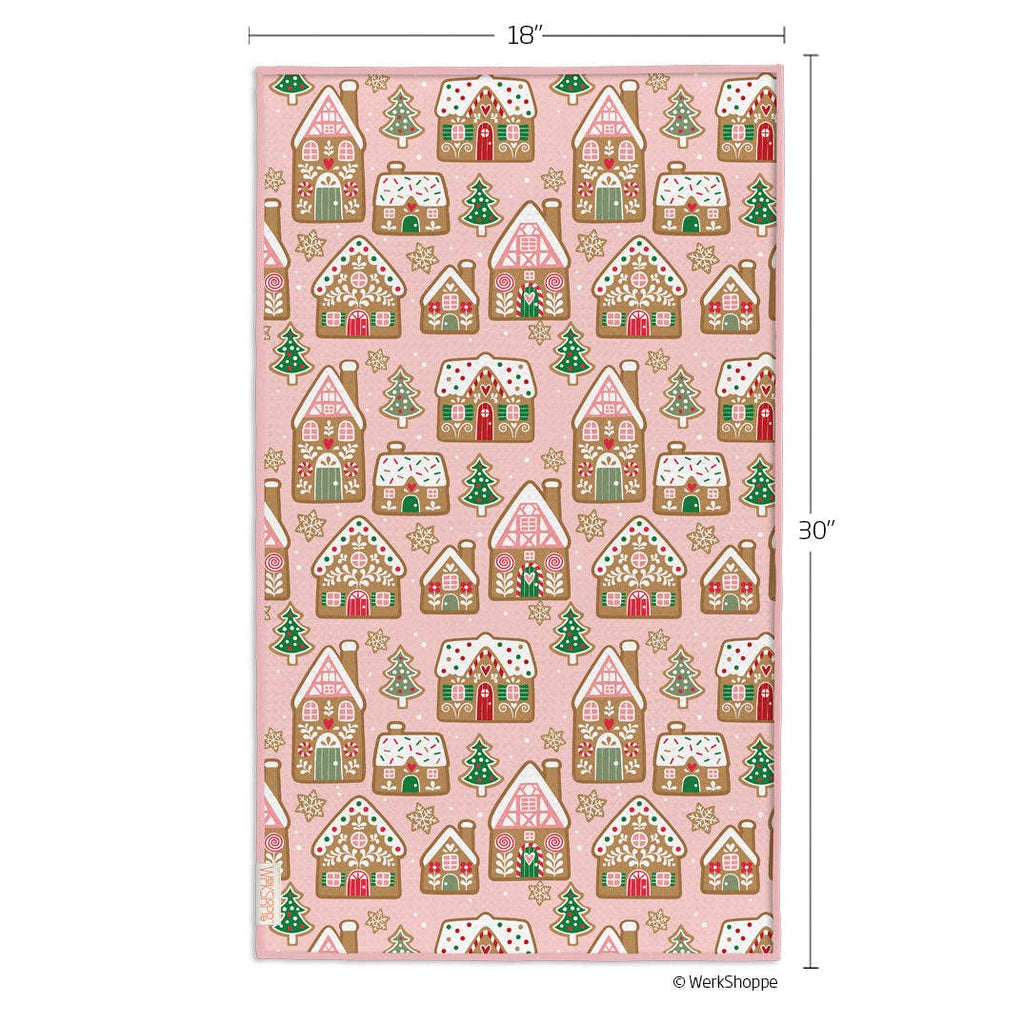 Gingerbread Cookies Microfiber Kitchen Towel - Freshie & Zero Studio Shop