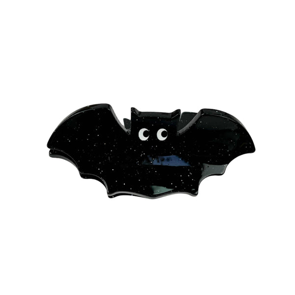 Small Sparkle Black Bat Hair Claw Clip Set of 2 - Freshie & Zero Studio Shop