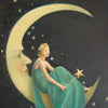 Phoebe in the Moon 8.5" X 11" | Janet Hill Art Print - Freshie & Zero Studio Shop
