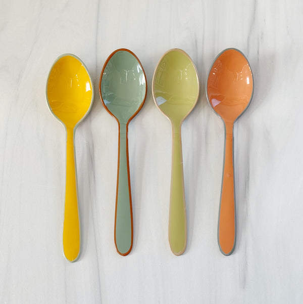 Colorful Enamel Spoon | Short - Freshie & Zero Studio Shop