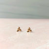 Tiny Stud Earrings: Gold Bees - Freshie & Zero Studio Shop