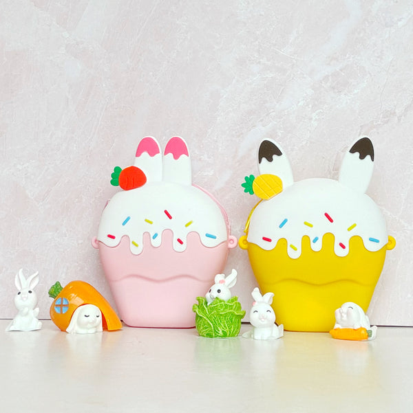 Bunny Ice Cream Kawaii Purse - Freshie & Zero Studio Shop