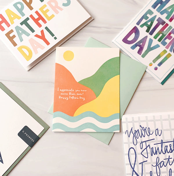 Father's Day Greeting Card - Freshie & Zero Studio Shop