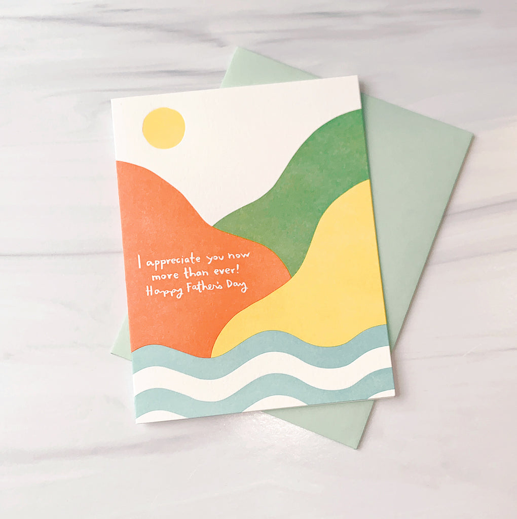 Father's Day Greeting Card - Freshie & Zero Studio Shop