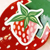 Strawberry Sticker - Freshie & Zero Studio Shop