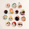 Fruits & Veggies Cat Sticker Pack - Freshie & Zero Studio Shop