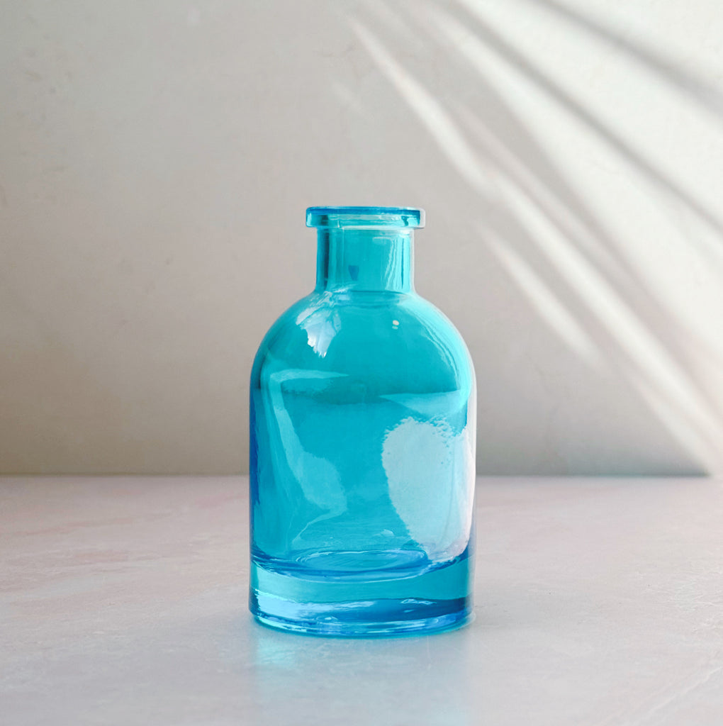 Mini Glass Tall Bottle Bud Vases - Freshie & Zero Studio Shop