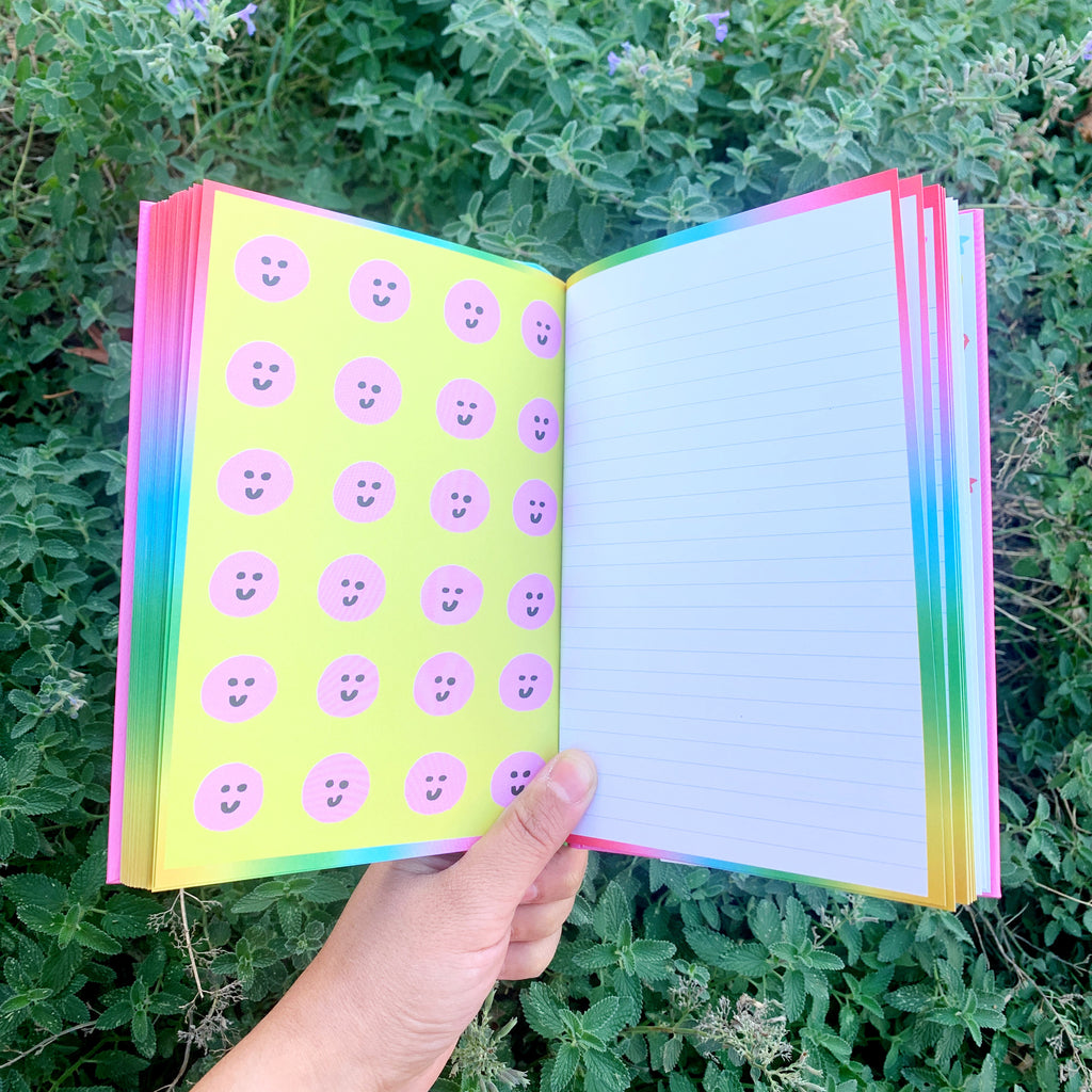Keep Out!: A Nostalgic '90s Diary with Smiley Face Charm and Stickers - Freshie & Zero Studio Shop