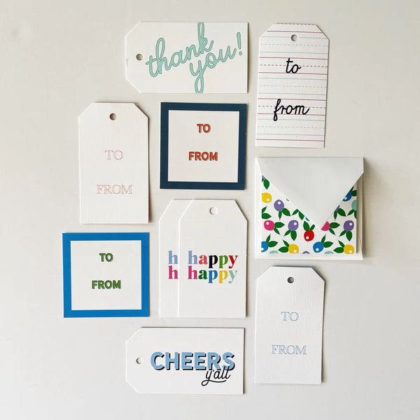 Thank You Gift Tags: Set of 10 - Freshie & Zero Studio Shop