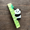 Panda on Bamboo Hair Barrette - Freshie & Zero Studio Shop