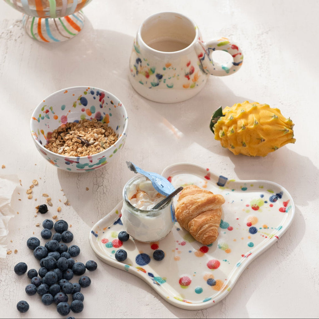 Splatter Painted Small Bowl - Freshie & Zero Studio Shop