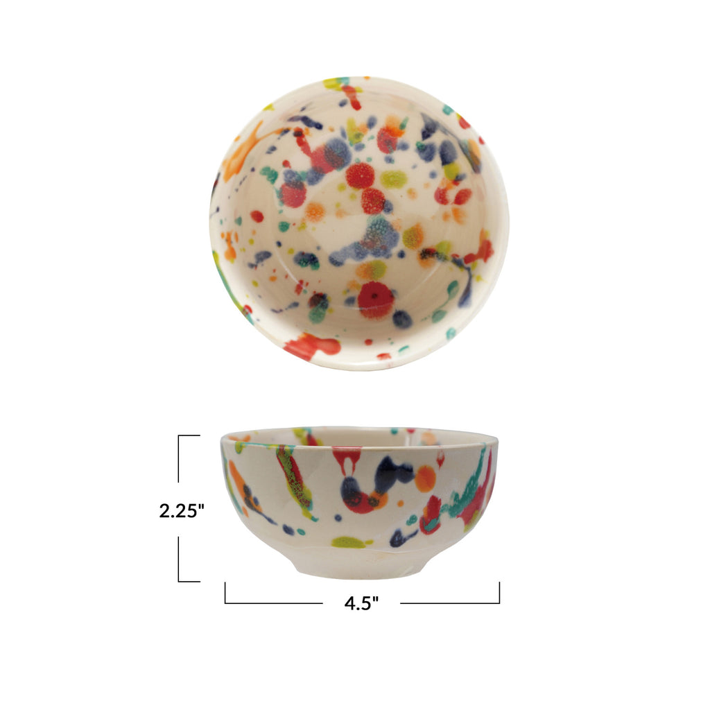 Splatter Painted Small Bowl - Freshie & Zero Studio Shop